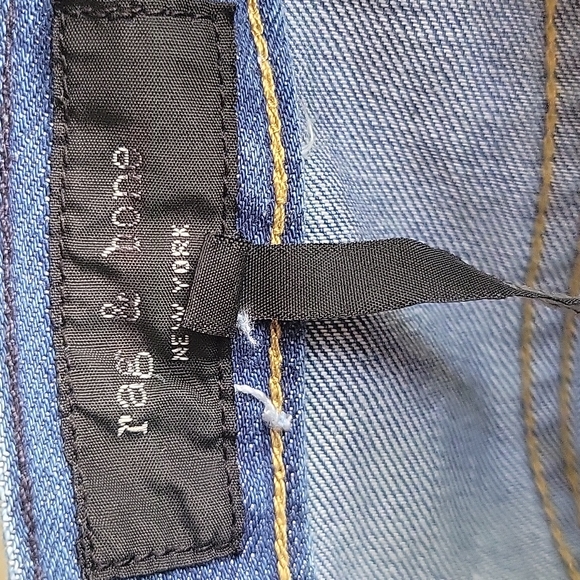 Rag & Bone sz 29 casual blue denim jeans - Picture 7 of 9